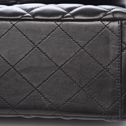 Chanel Lambskin Quilted Maxi Double Flap Black 17 of 17