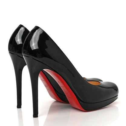 Christian Louboutin Patent New Simple 120 Pumps 37 Black 4 of 7