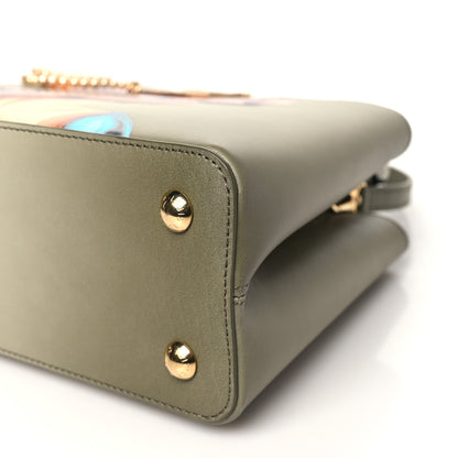 Louis Vuitton Calfskin Artycapucines Ginger Locks MM Green 11 of 11