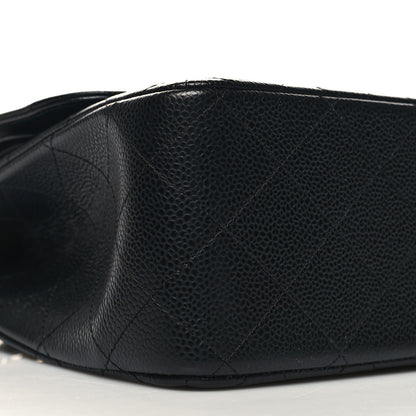Chanel Caviar Quilted Jumbo Double Flap Black 9 of 11