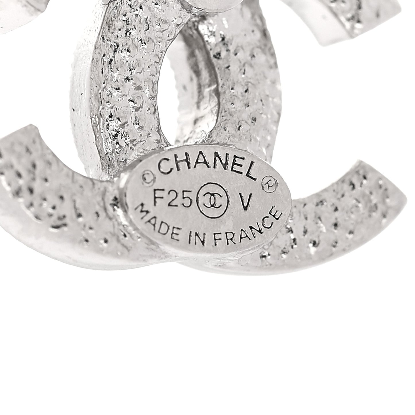 Crystal Mini Timeless CC Earrings Silver