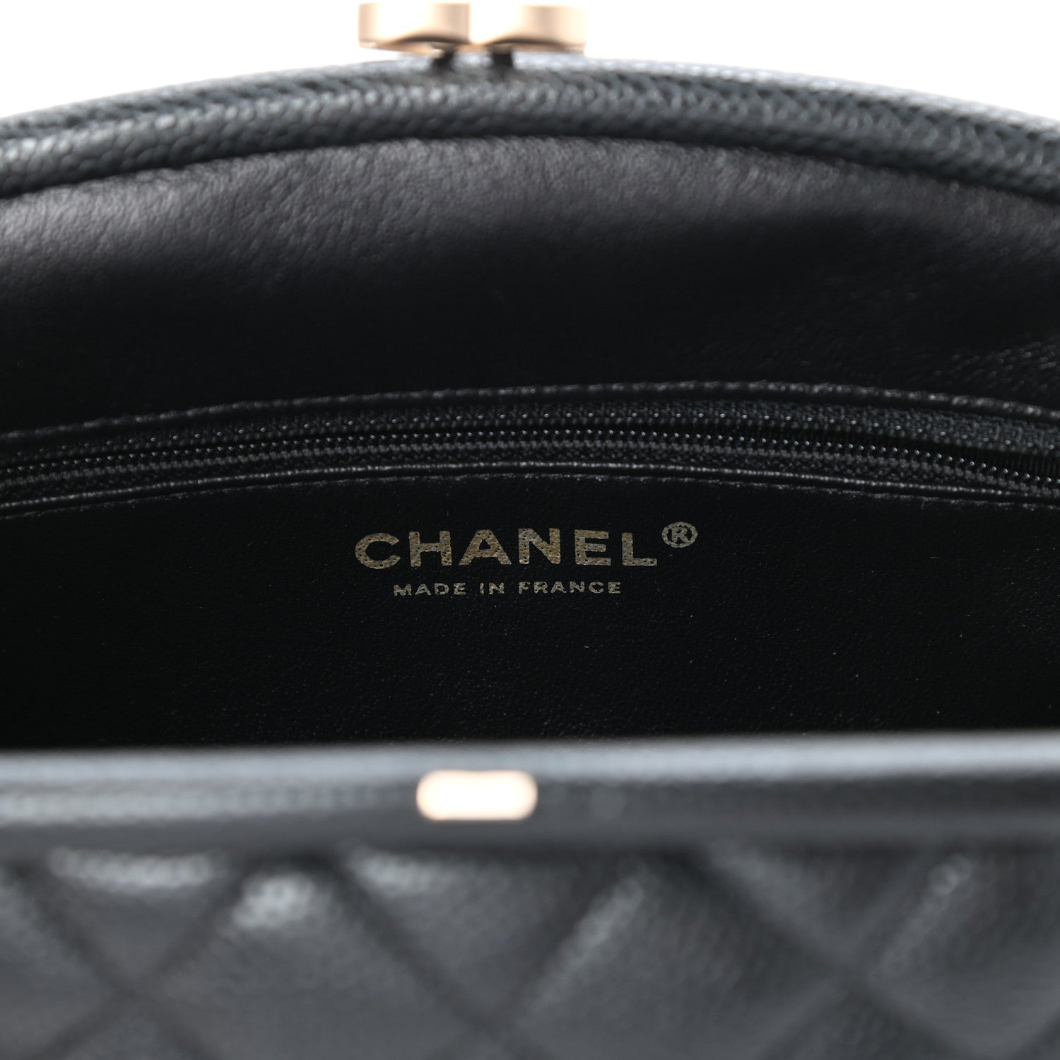 Chanel Caviar Quilted Timeless Clutch Black 6 of 9