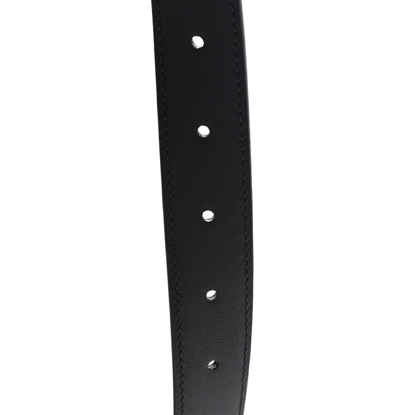 Plutone Calfskin Interlocking G 25mm Belt 105 42 Black