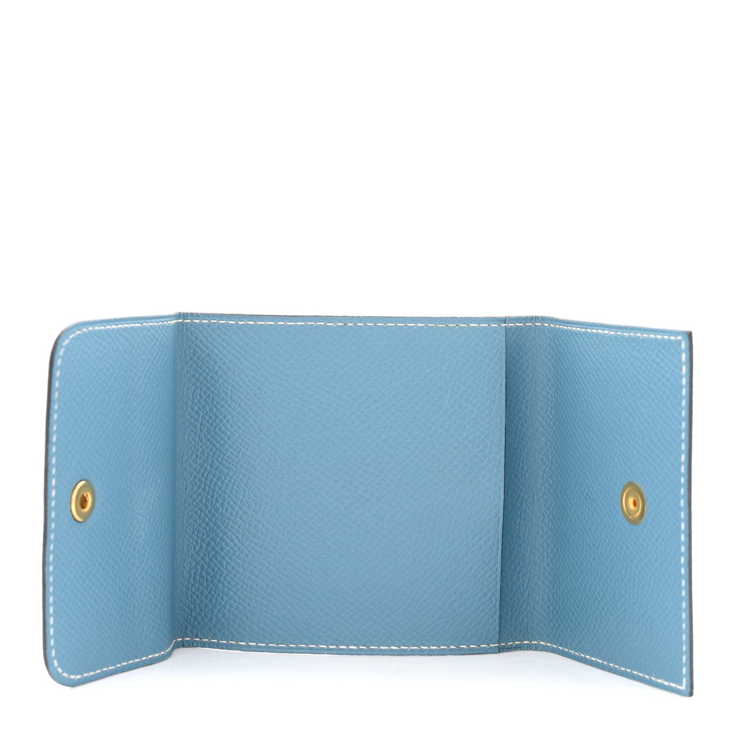Hermes Epsom Post It Notepad Holder Blue Jean 5 of 9