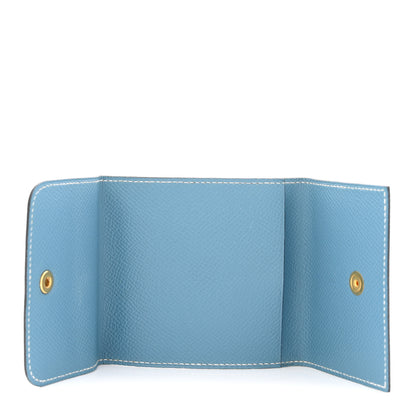Hermes Epsom Post It Notepad Holder Blue Jean 5 of 9