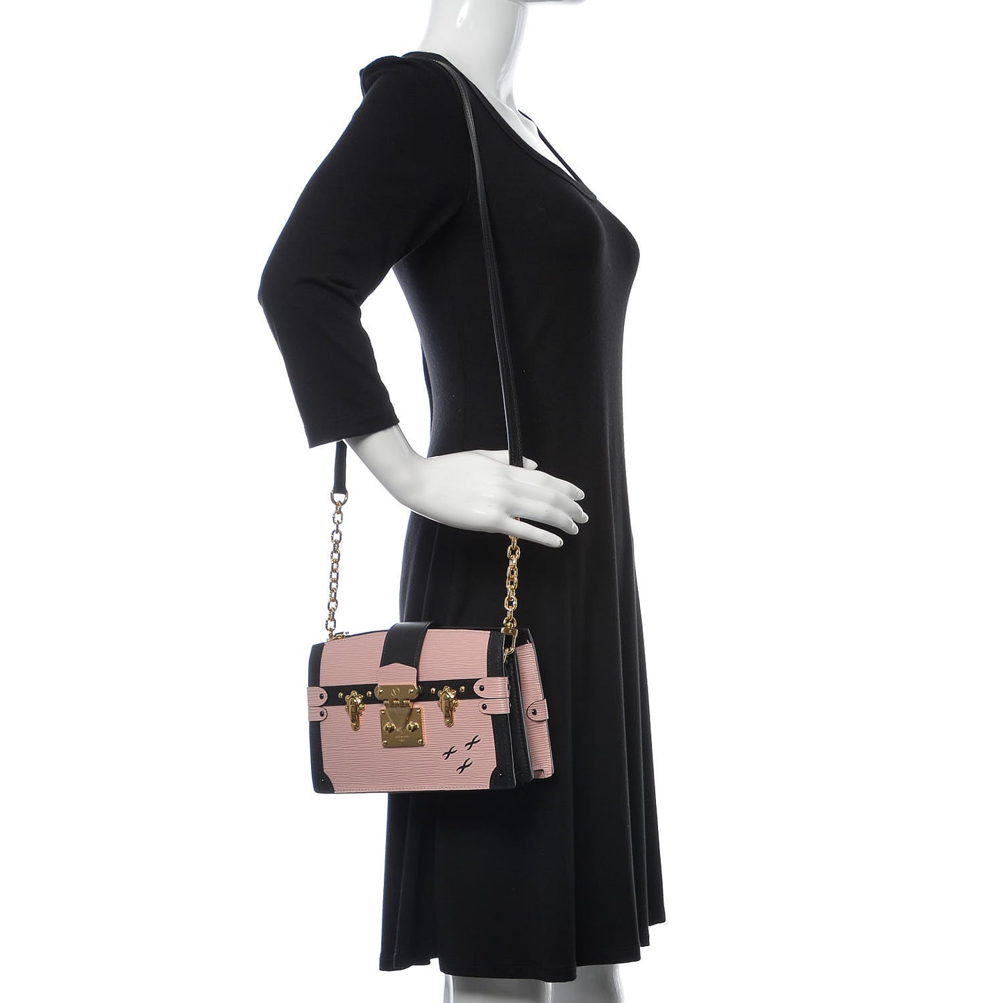 Epi Trunk Clutch Rose Ballerine