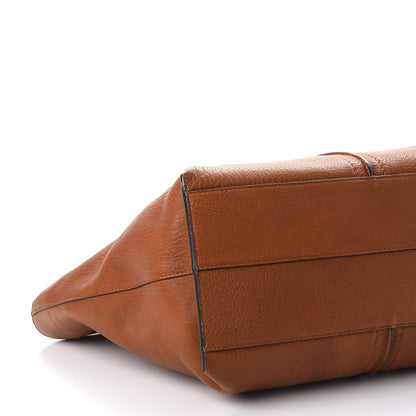 Chloe Grained Lambskin Keri Tote Caramel 11 of 14
