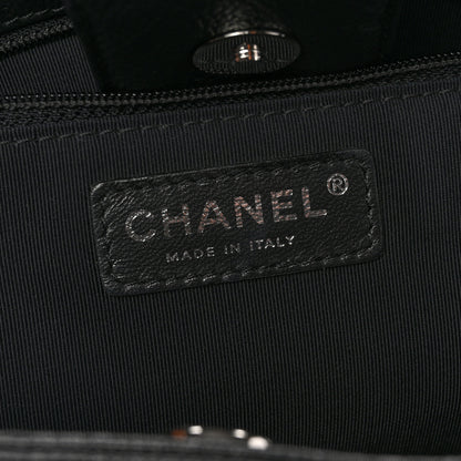 Chanel Calfskin Cerf Executive Shopper Tote Black 7 of 15