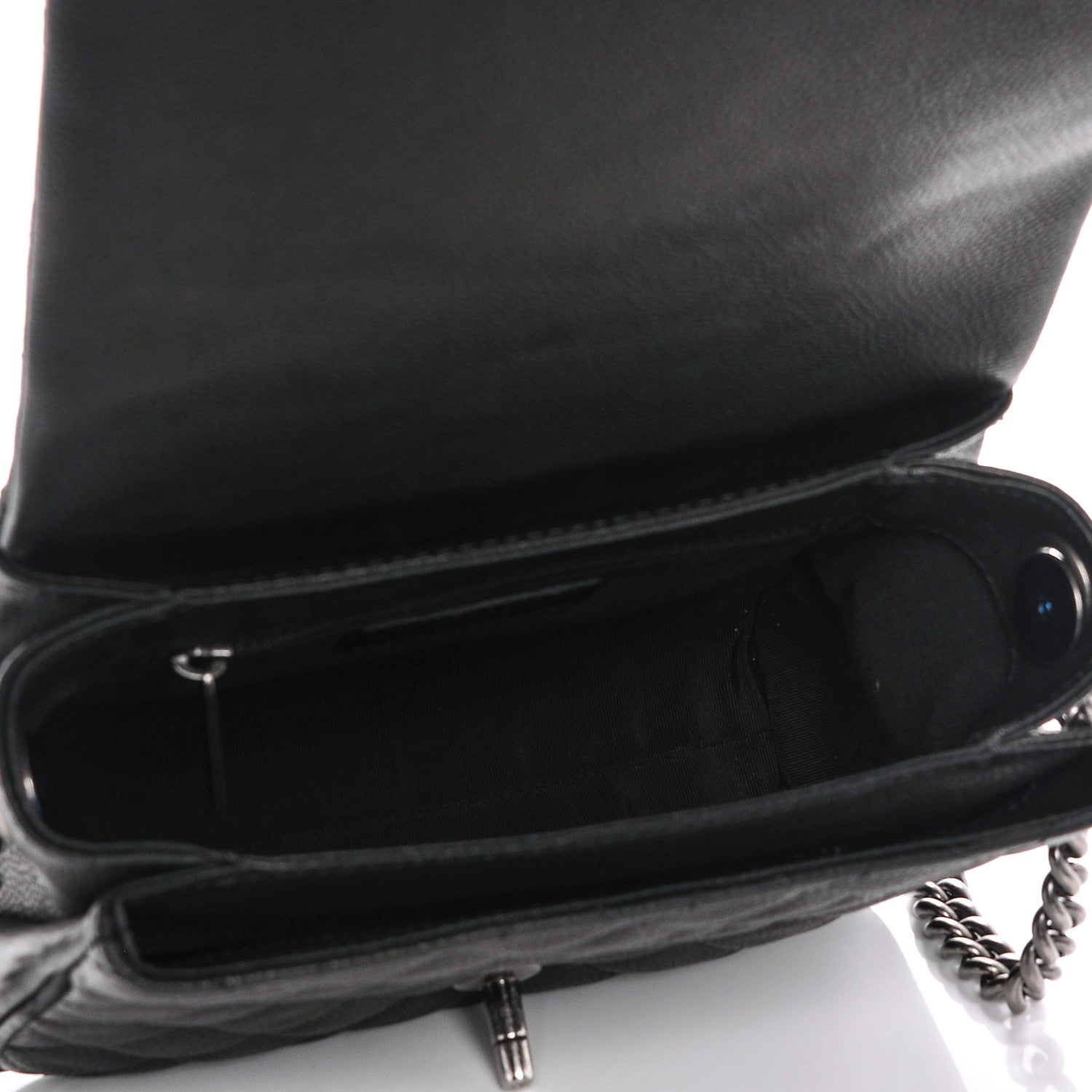 Chanel Caviar Quilted Small Rock In Rome Flap Black 5 of 8