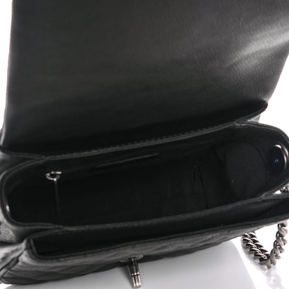 Chanel Caviar Quilted Small Rock In Rome Flap Black 5 of 8