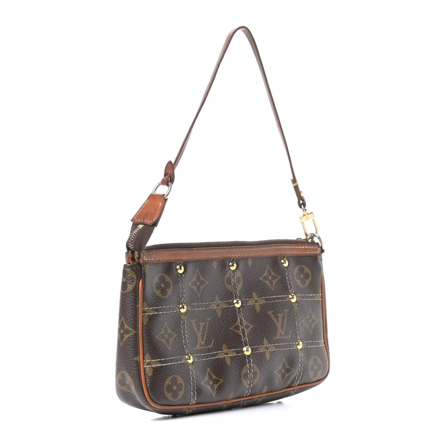 Louis Vuitton Monogram Riveting Pochette Accessories 2 of 7