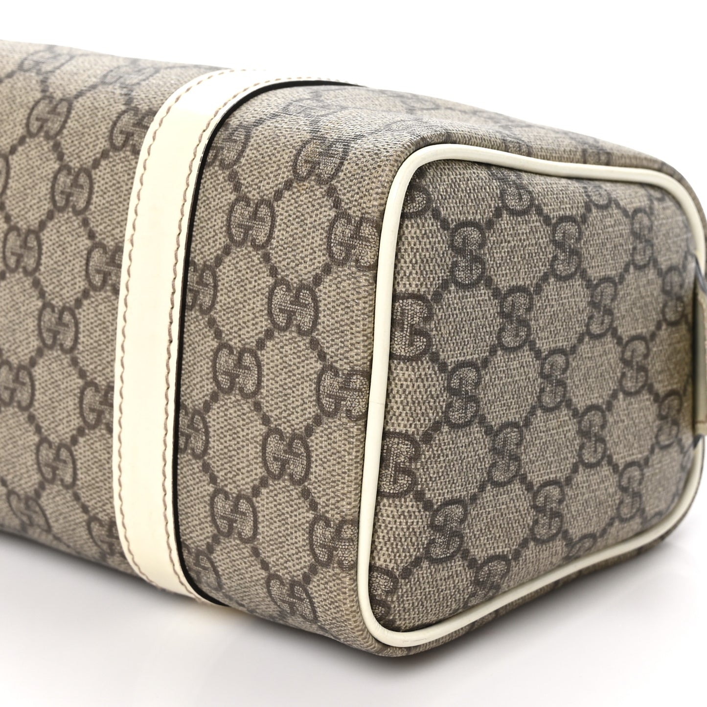 GG Plus Monogram Small Joy Boston White