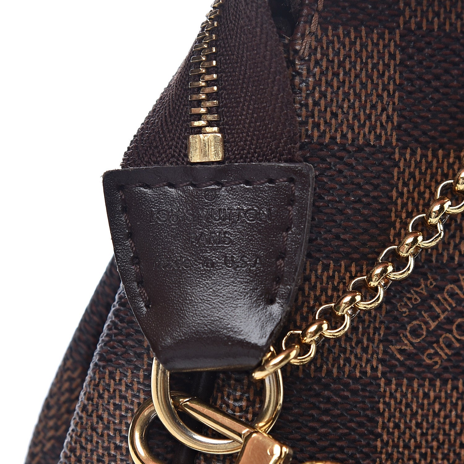 Louis Vuitton Damier Ebene Eva Clutch 5 of 9
