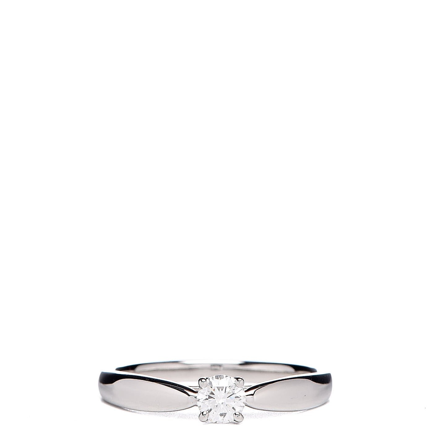 Platinum Diamond .19ct Harmony Solitaire Engagement Ring 49 4.75