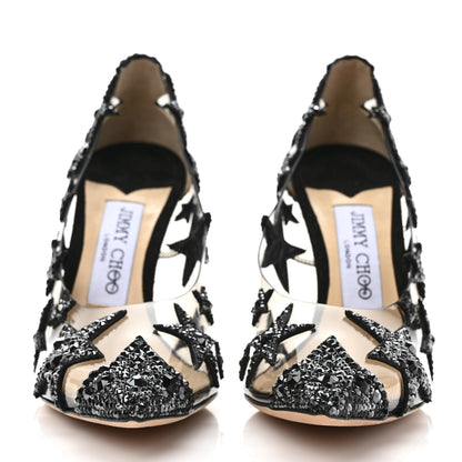 Jimmy Choo PVC Crystal Star Lisha Pumps 36.5 Black 2 of 7