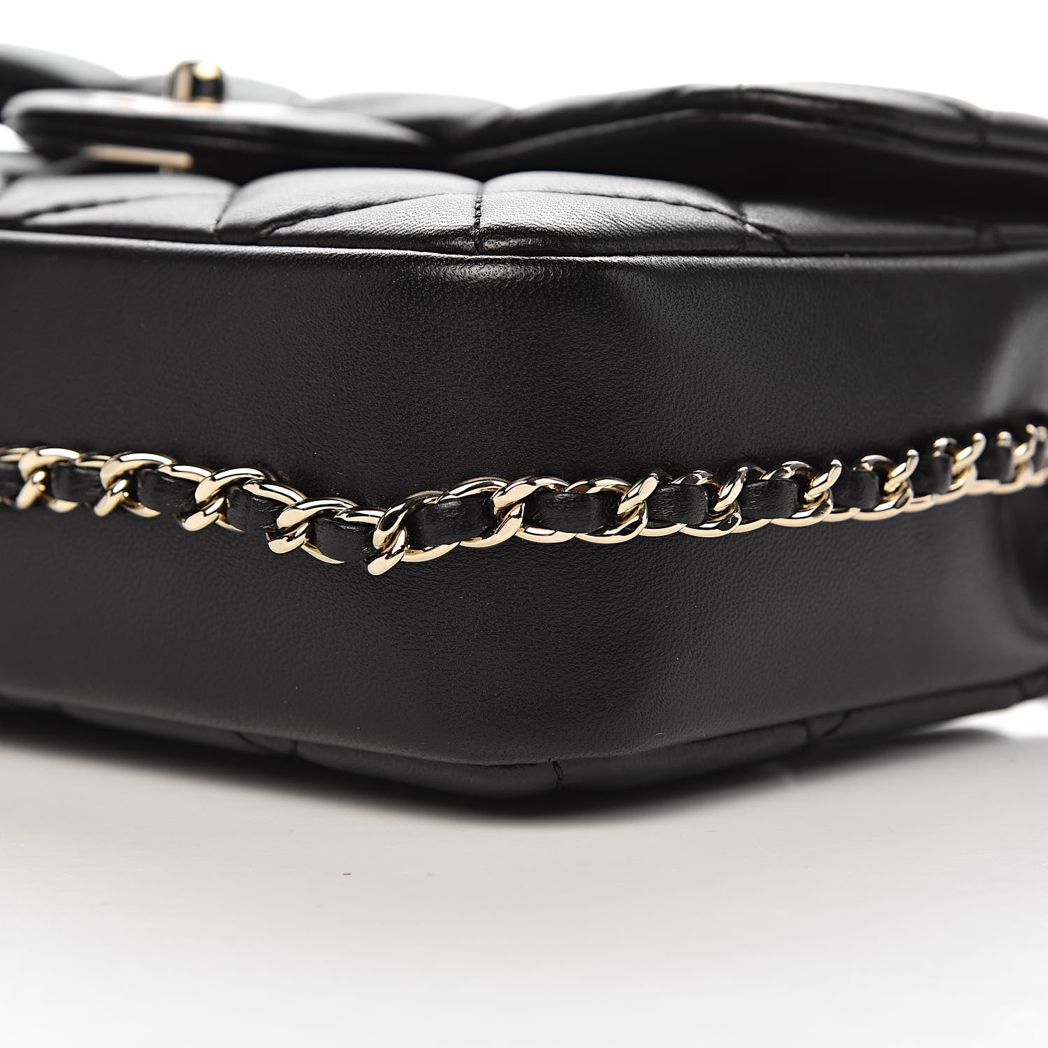 Chanel Lambskin Quilted Small My Precious Flap Black 9 of 12