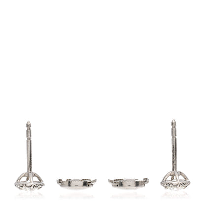Tiffany Platinum Diamond .58ctw Soleste Earrings 3 of 6