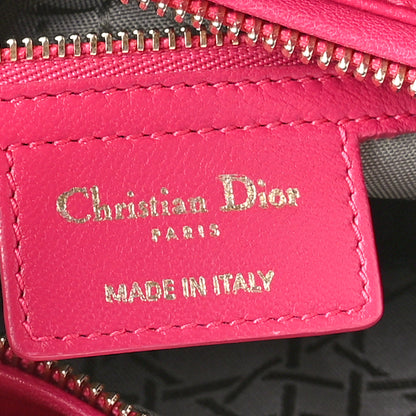 Christian Dior Lambskin Cannage Medium Lady Dior Pink 6 of 10