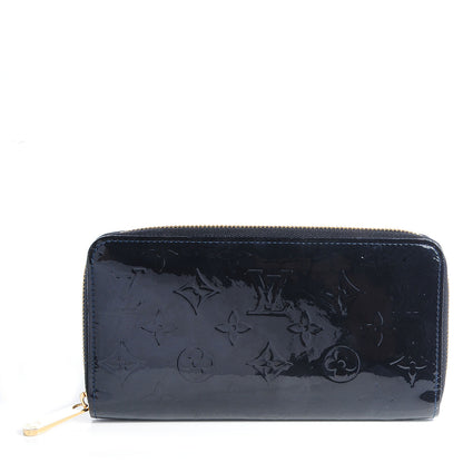 Louis Vuitton Vernis Zippy Wallet Blue Infini 1 of 7