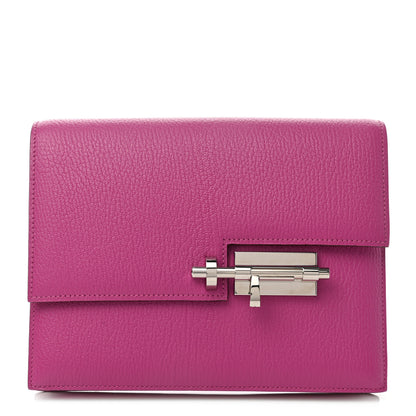 Hermes Chevre Mysore Verrou Clutch Magnolia 1 of 7