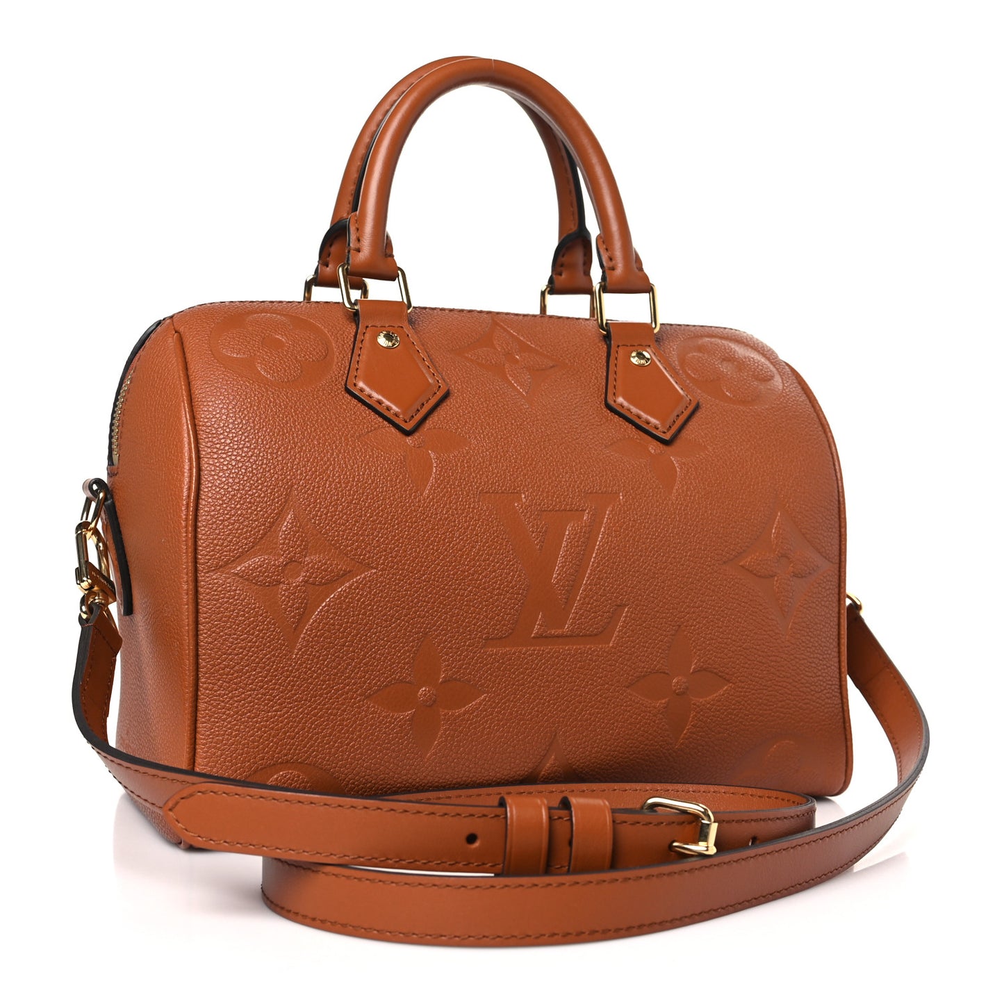 Empreinte Monogram Giant Speedy Bandouliere 25 Cognac