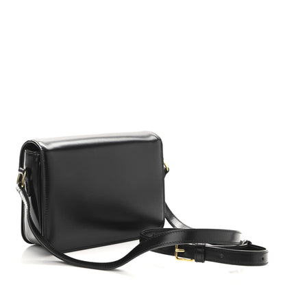 Celine Shiny Calfskin Small Triomphe Black 3 of 10
