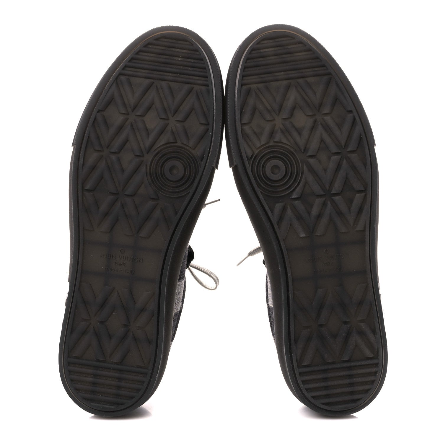 Louis Vuitton Damier Distorted Mens LV Ollie Sneakers 10.5 Black 5 of 10