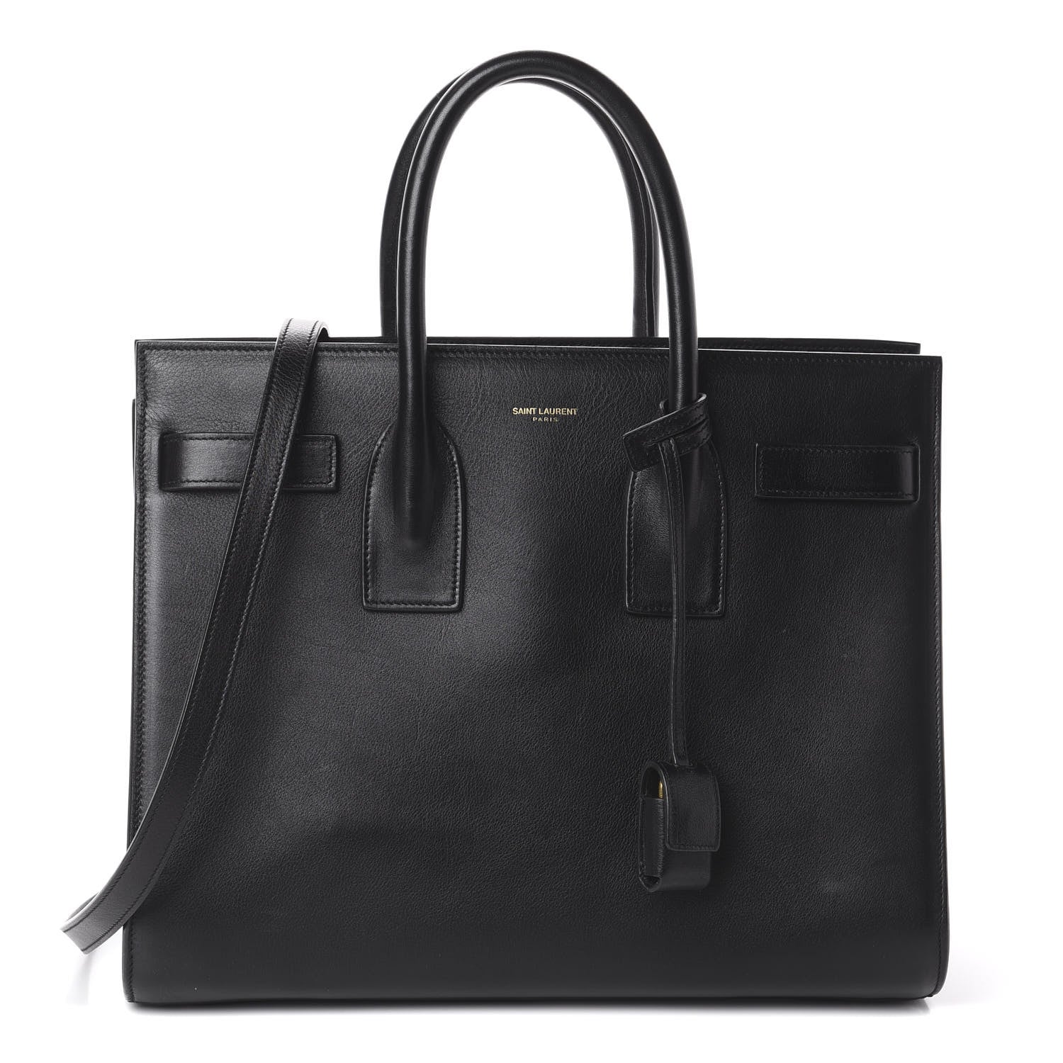 Saint Laurent Calfskin Small Sac De Jour Black 1 of 9