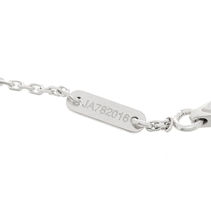 Van Cleef & Arpels 18K White Gold Diamond Sweet Alhambra Bracelet 3 of 4