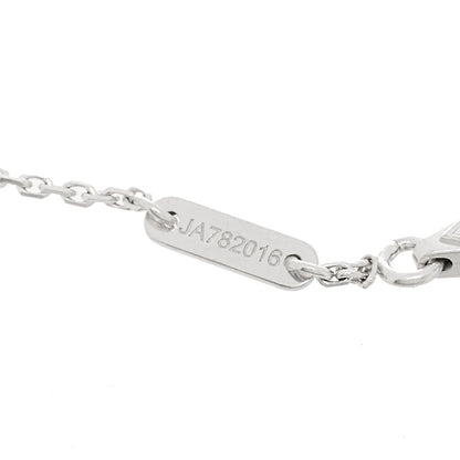 Van Cleef & Arpels 18K White Gold Diamond Sweet Alhambra Bracelet 3 of 4