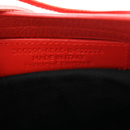 Balenciaga Matte Goatskin Rubber Covered Classic Hardware Mini City Rouge Coquelico Rouge Braise 8 of 11