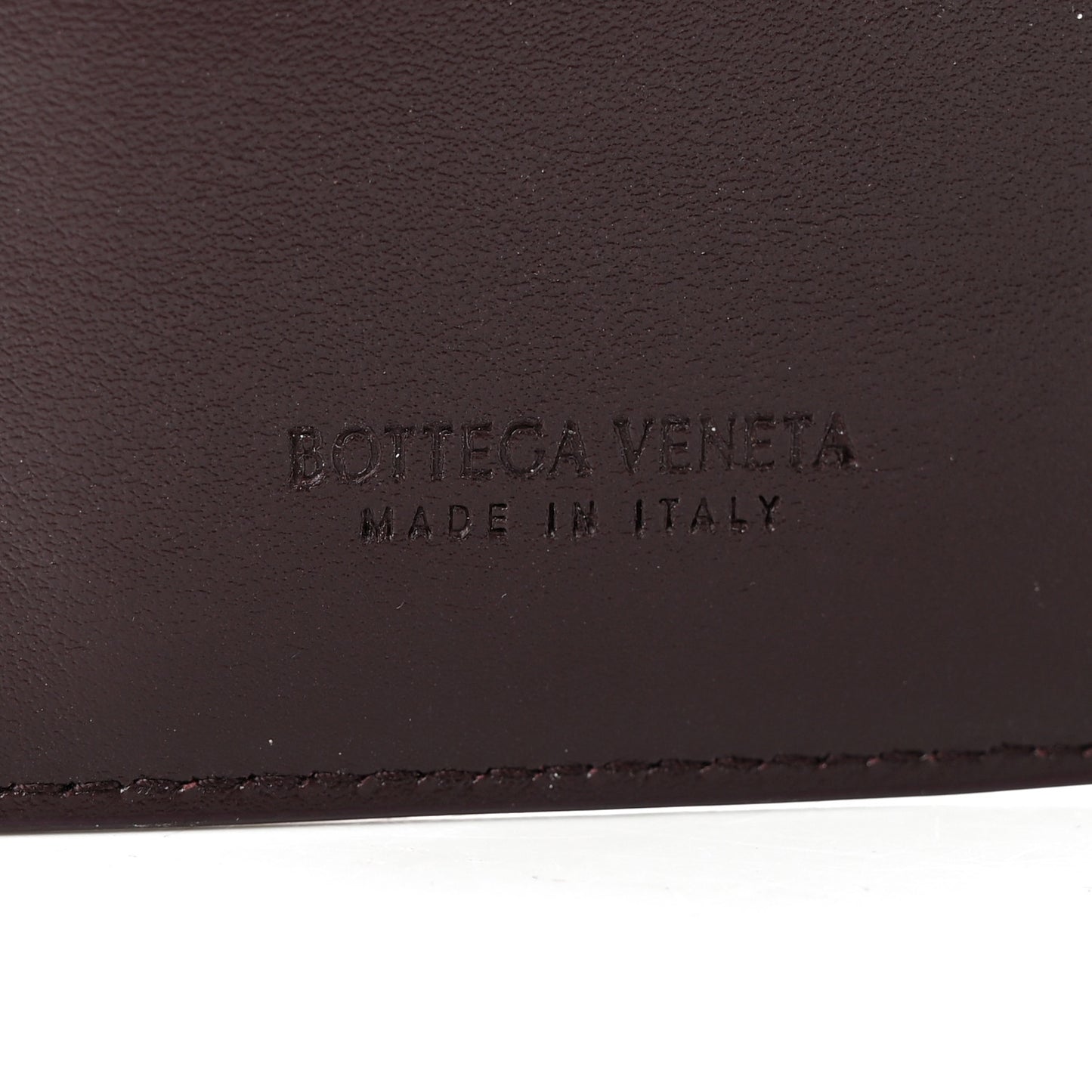 Nappa Maxi Intrecciato Small Bi-Fold Zip Wallet Grape