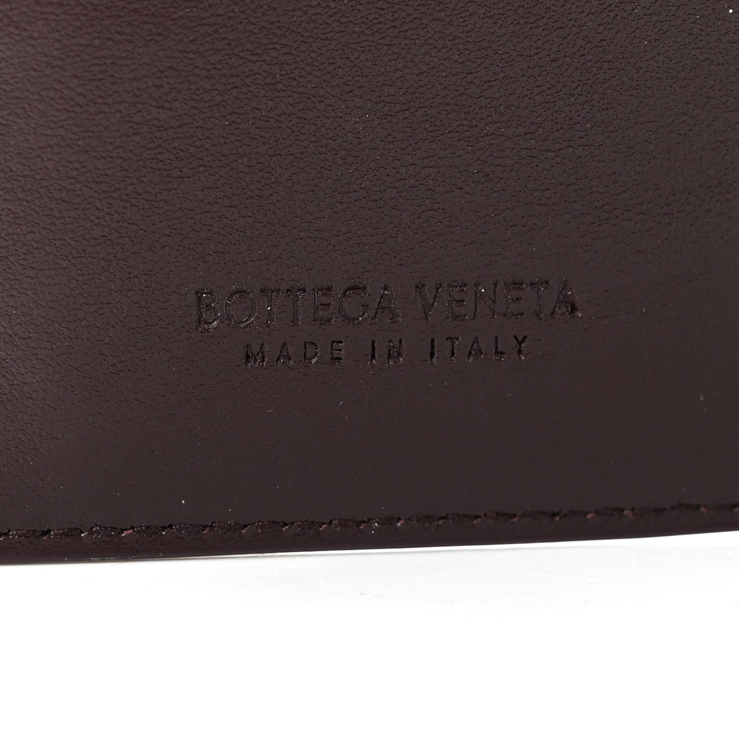Bottega Veneta Nappa Maxi Intrecciato Small Bi-Fold Zip Wallet Grape 6 of 6
