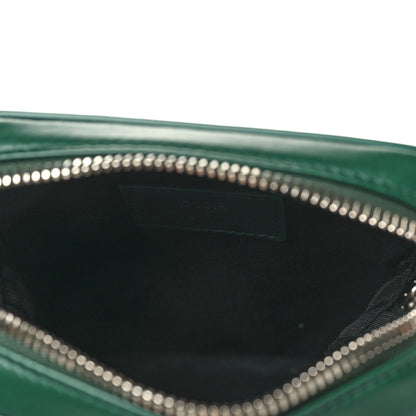 Christian Dior Calfskin Oblique Galaxy Perforated World Tour Messenger Pouch Green White 5 of 10