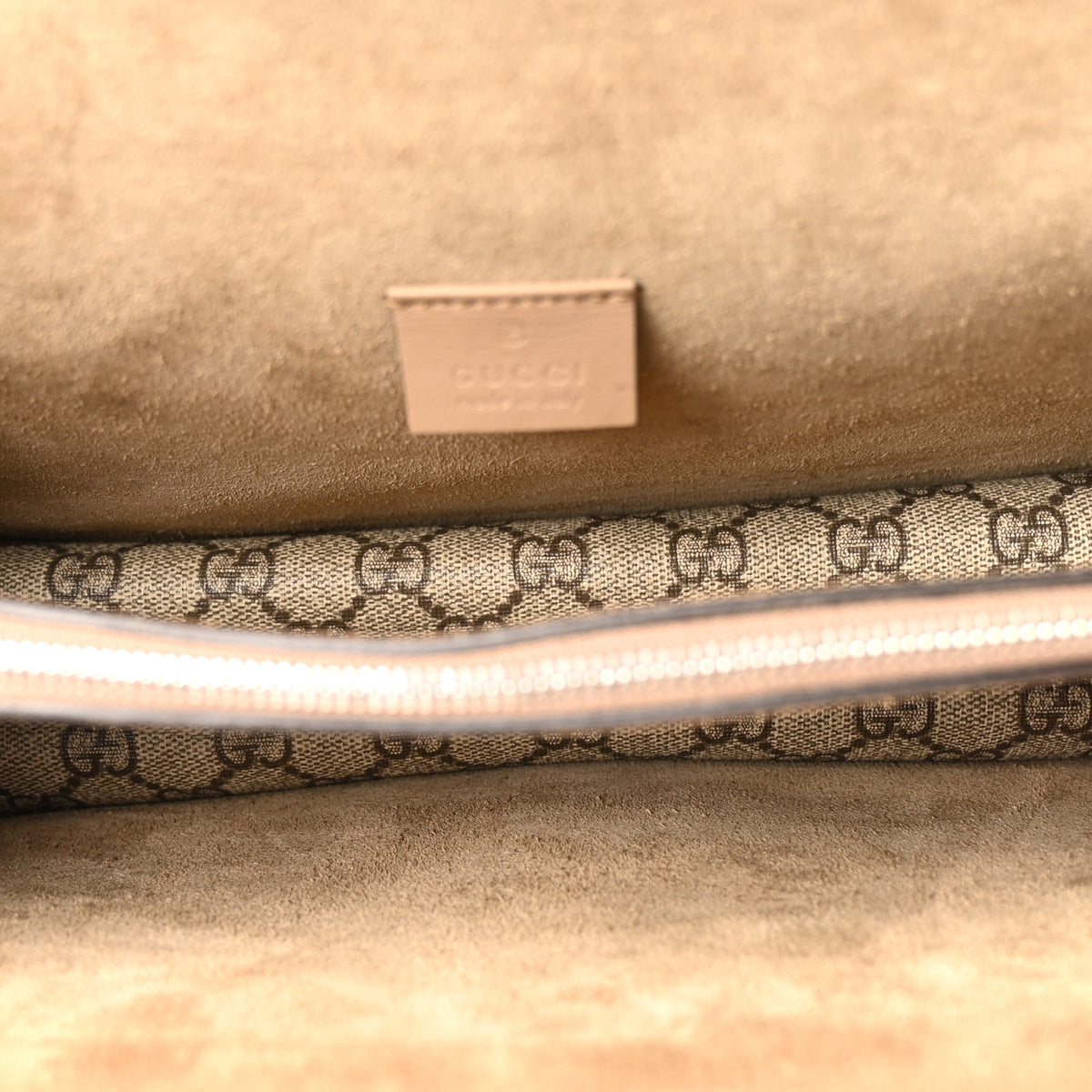 Gucci GG Supreme Monogram Small Dionysus Shoulder Bag Taupe 5 of 13