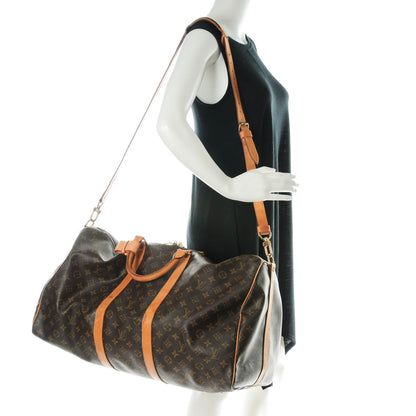 Louis Vuitton Monogram Keepall Bandouliere 55 2 of 15