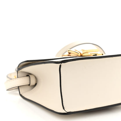 Gucci Calfskin Mini Sylvie Top Handle Bag White 9 of 10