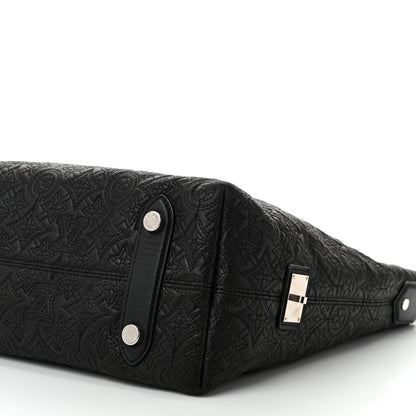 Louis Vuitton Monogram Lambskin Antheia Hobo PM Black 10 of 10