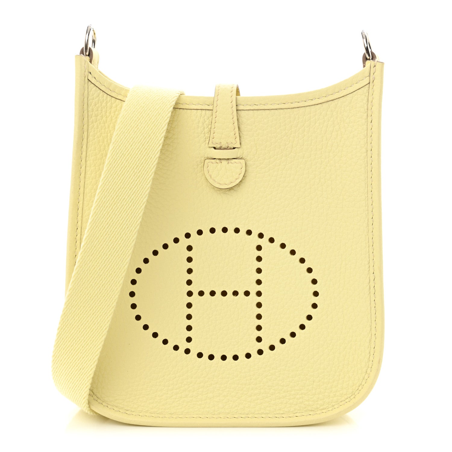 Hermes Taurillon Clemence Evelyne TPM Jaune Milton 1 of 11
