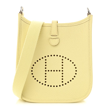Hermes Taurillon Clemence Evelyne TPM Jaune Milton 1 of 11