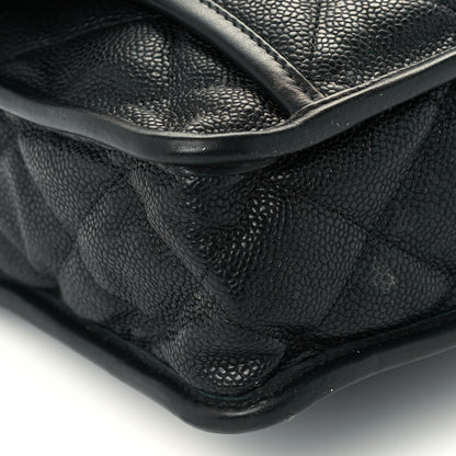 Chanel Caviar Quilted Large French Riviera Flap Black 10 of 11
