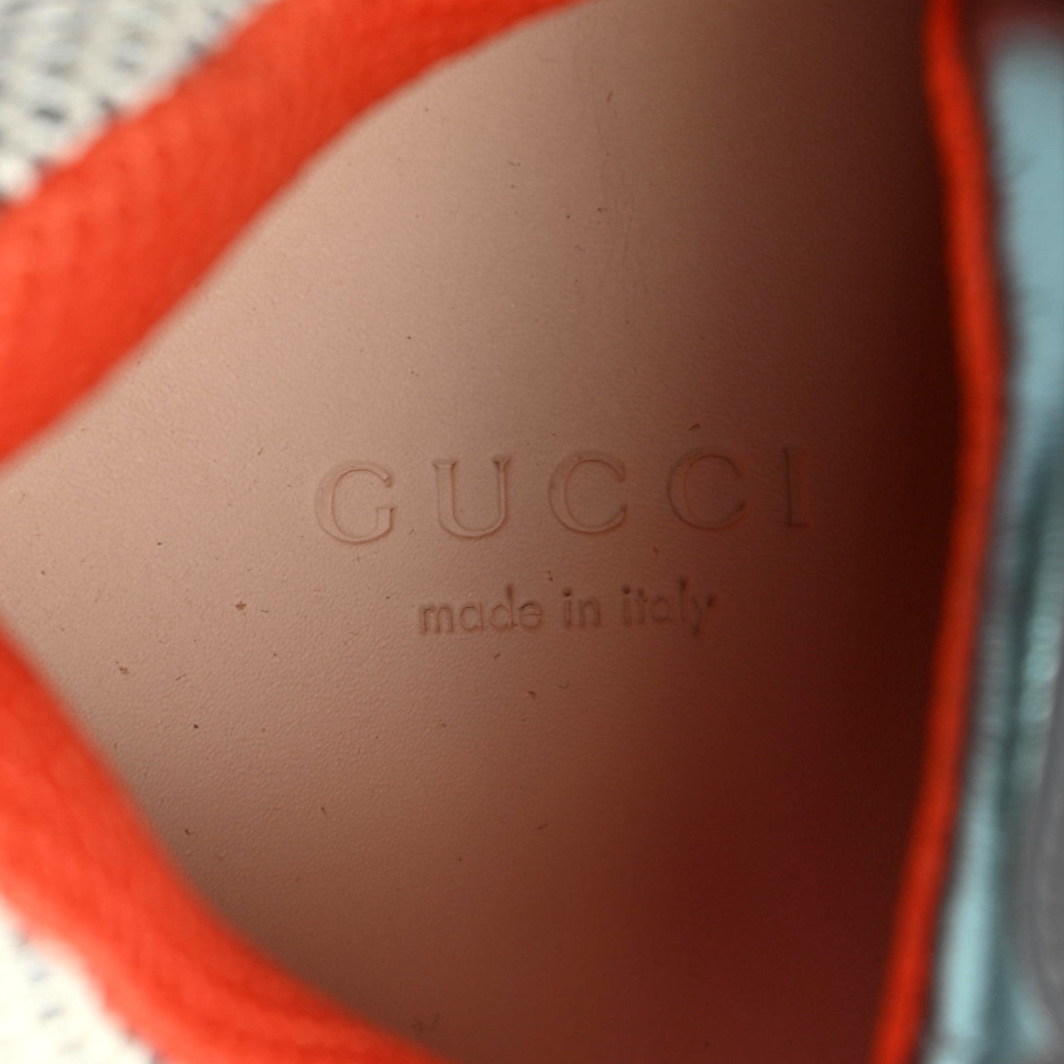Gucci X SEGA Metallic Calfskin Mesh Removable Crystals Womens Flashtrek Sneakers 40.5 Rame Mystic White Lago 7 of 7