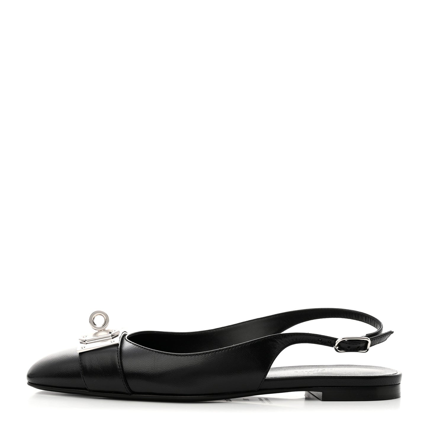 Goatskin Innocente Slingback Mules 39 Black