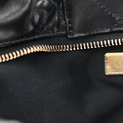 Chanel Lambskin Quilted Bow Bag Black 7 of 11
