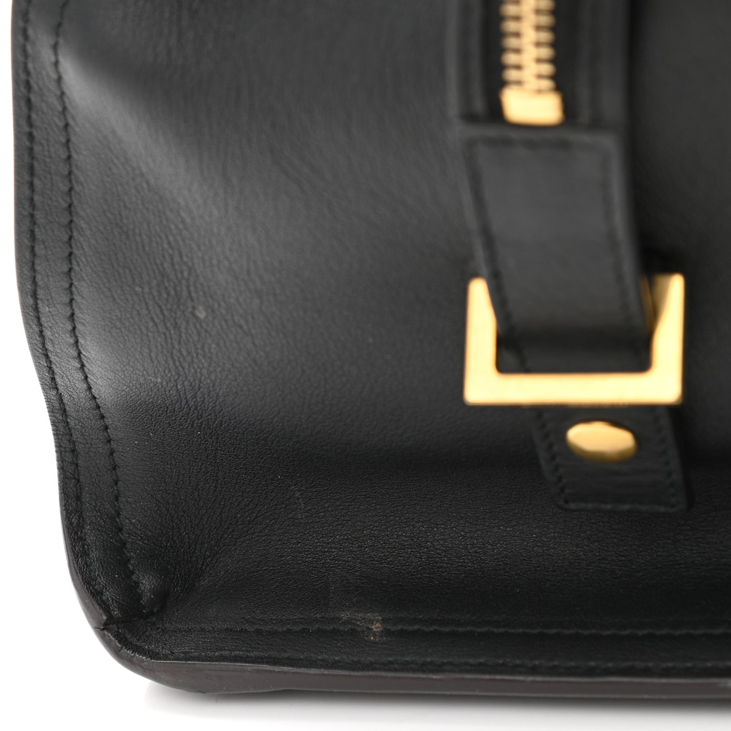 Calfskin Small Classic Y Cabas Brown