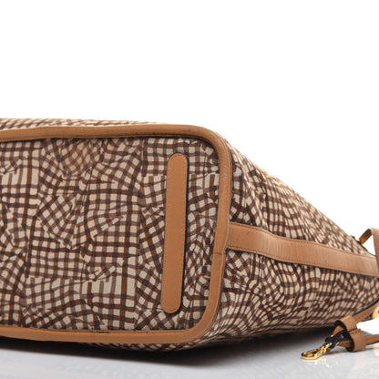 MCM Visetos Medium Liz Reversible Shopper Tote Cognac 15 of 18