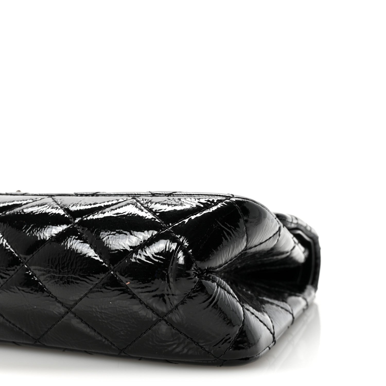 Chanel Distressed Patent Quilted 2.55 Reissue 227 Flap Black 10 of 10