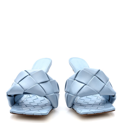 Bottega Veneta Nappa Maxi Intrecciato Lido Mule Sandals 40 Ice 2 of 9