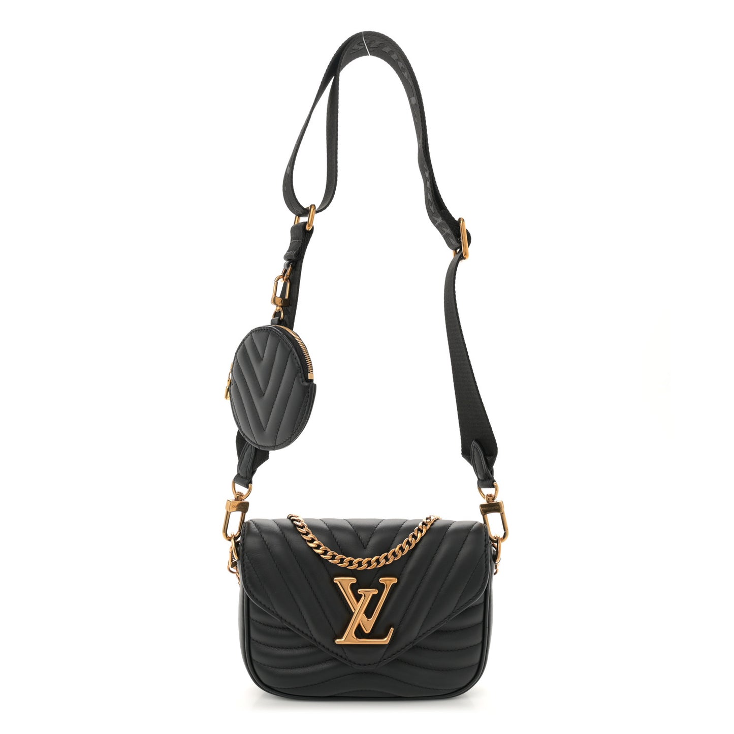 Calfskin New Wave Multi Pochette Black
