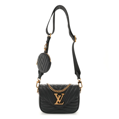 Louis Vuitton Calfskin New Wave Multi Pochette Black 1 of 10